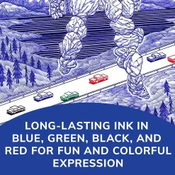 BIC 4-Color Retractable Ballpoint Pen, Medium Point, Multicolor Ink (24623/MM11)