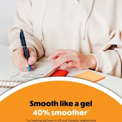 BIC 4-Color Smooth Retractable Ballpoint Pen, Medium Point, Assorted Ink, 3/Pack (MMSP3-AST)