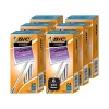 BIC Cristal Xtra Smooth Ballpoint Pen, Medium Point, Blue Ink, 24/Box, 6 Boxes/Pack (MS144E-BLU)