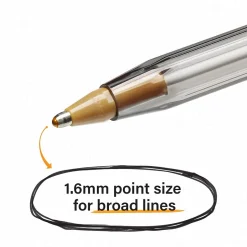 BIC Cristal Xtra-Bold Ballpoint Pens, Bold Point, 1.6mm, Assorted Ink, Bulk/Pack (MSBAPP241-AST)