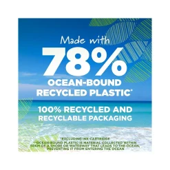 BIC ECOlutions Retractable Gel Pen, Medium Point, 1.0 mm, Blue Ink, 12/Pack (RGLE11-BLU)