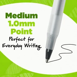 BIC Ecolutions Round Stic Ballpoint Pens, Medium Point, Blue Ink, 50/Pack (GSME509-BLU)