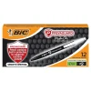 BIC Prevaguard Media Clic Mechanical Pencil, 0.7mm, #2 Medium Lead, Dozen (MPCMA11-BLK)