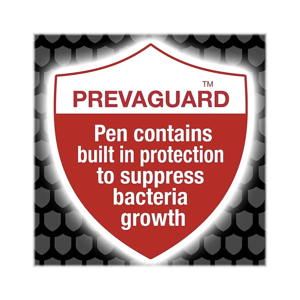 BIC PrevaGuard Round Stic Ballpoint Pen, Medium Point, Blue Ink, 60/Pack (GSAM60-BLU)