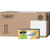 BIC Round Stic Xtra Precision Ballpoint Pens, Fine Point, Blue Ink, 432/Carton (GSF11BLUCT)