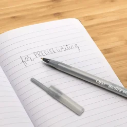 BIC Round Stic Xtra Precision Ballpoint Pens, Fine Point, Black, 432/Carton (GSF11BLKCT)