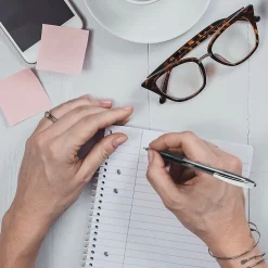 BIC Soft Feel Retractable Ballpoint Pens, Medium Point, Red Ink, 12/Pack (837399)