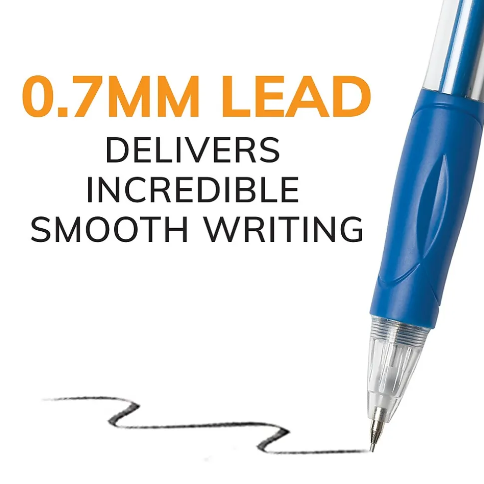 BIC Velocity Mechanical Pencil, 0.7mm, #2 Hard Lead, 12/Pack (41174/MV711)