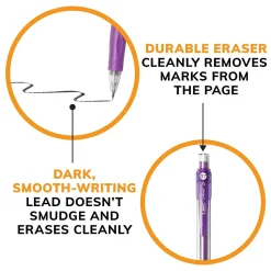 BIC Velocity Mechanical Pencil, 0.7mm, #2 Hard Lead, 5/Pack (41192)