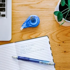 BIC Velocity Retractable Ballpoint Pens, Medium Point, Blue Ink, Dozen (16263/VLG11BL)