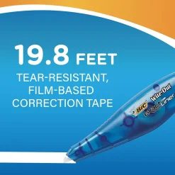 BIC Wite-Out Exact Liner Correction Tape, White, 2/Pack (50744)