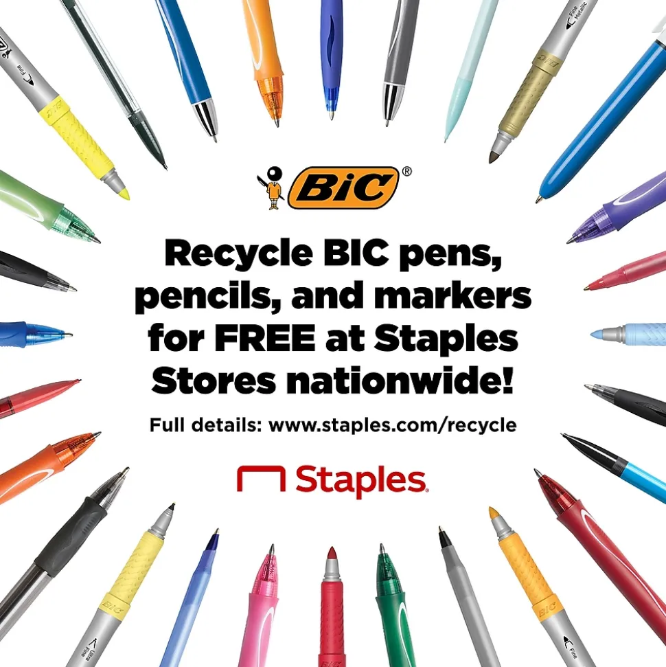 BIC Wite-Out EZ Correct Correction Tape, White, 10/Pack (50790)