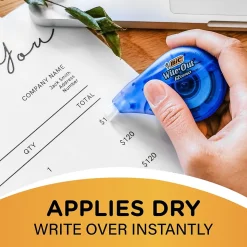 BIC Wite-Out EZ Correct Correction Tape, White, 10/Pack (50790)