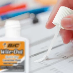 BIC Wite-Out Quick Dry Correction Fluid, 20 ml., White, 2/Pack (WOFQDP24-A-WHI)