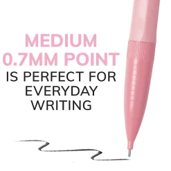 BIC Xtra Smooth Pastel Edition Mechanical Pencil, 0.7mm, #2 Medium Lead (MPNP24-BLK)