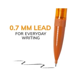 BIC Xtra-Smooth Bright Edition Mechanical Pencils, 0.7mm, #2 Medium Lead, 24 Pencils/Blister, 6 Blisters/Pack (MPCE144E-BLK)