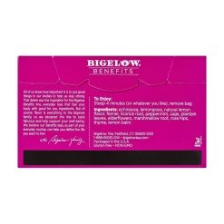 Bigelow Benefits Decaf Lemon Echinacea Tea Bags, 18/Box (01025)