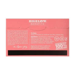 Bigelow Benefits Decaf Rose Mint Tea Bags, 18/Box (01027)