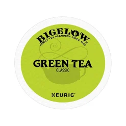 Bigelow Classic Green Tea, Keurig K-Cup Pod, 24 Pods/Pack, 4 Packs/Carton (6085CT)