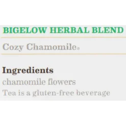 Bigelow Cozy Chamomile Herbal Tea Bags, 28/Box (004011)