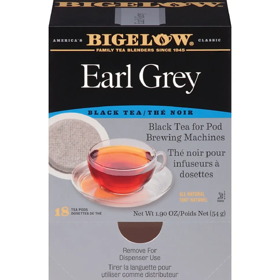 Bigelow Earl Grey Black Tea, Pods, 18/Box (RCB08906)