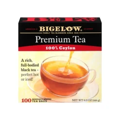 Bigelow Premium Ceylon Tea Bags, 100/Box (00351)
