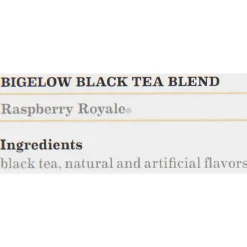 Bigelow Raspberry Royale Black Tea Bags, 28/Box (RCB003401)