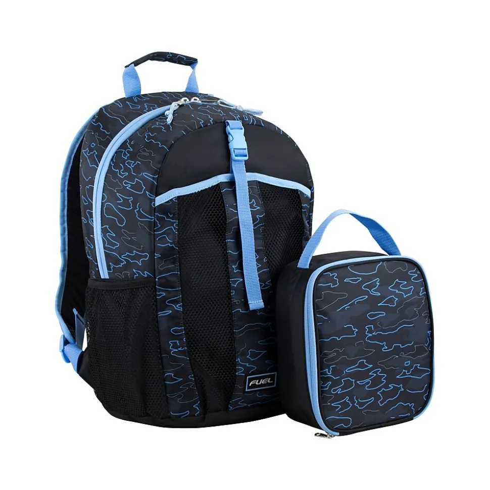 Bijoux Deluxe Backpack, Camo, Black/Blue (110592ST-OC2)
