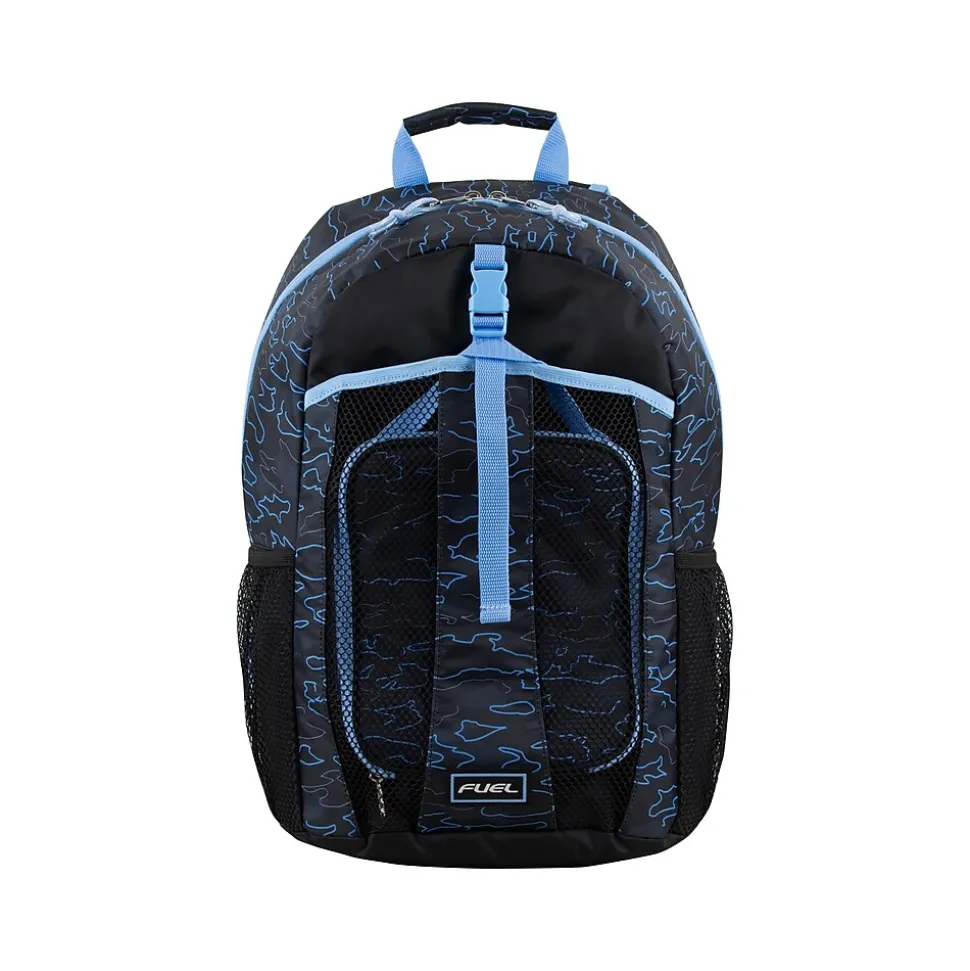 Bijoux Deluxe Backpack, Camo, Black/Blue (110592ST-OC2)