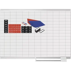 Bi-Office Steel Dry-Erase Whiteboard, Aluminum Frame, 3' x 2' (MA0392830A)