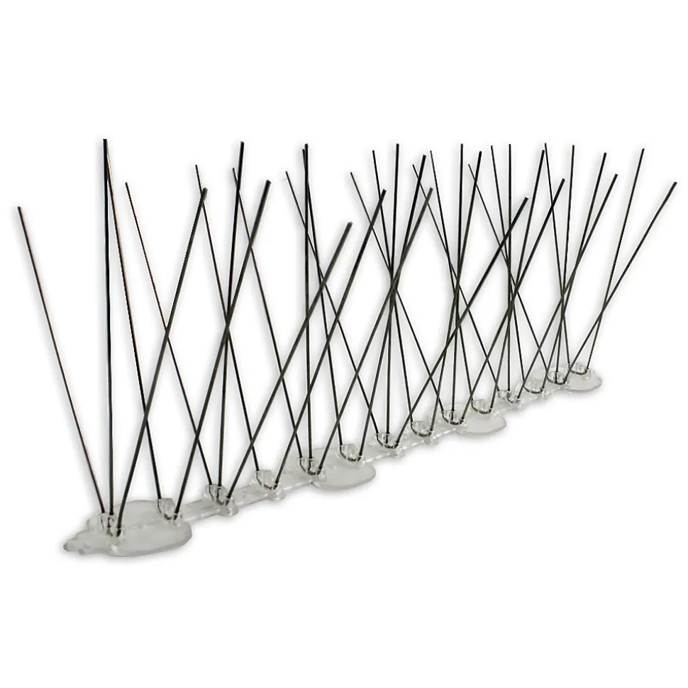 Bird-X Deterrent Steel Spikes, Bird Control, 8"W, 98 ft Long (ETS-98)
