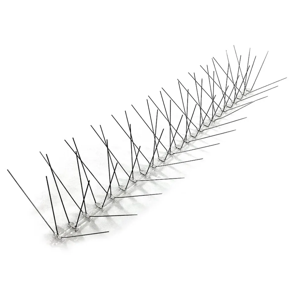 Bird-X Deterrent Steel Spikes, Bird Control, 8"W, 10 ft. Long (EWS-10)