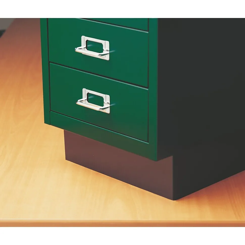 Bisley Plinth Base for Steel Under Desk Multidrawer Cabinet, Black (MDPLINTH)