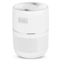 Black & Decker HEPA Tabletop Air Purifier, 3-Speed, White (BAPT01)