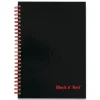 Black N' Red 1-Subject Notebooks, 7" x 9.88", Law, 70 Sheets, Black (JDK400110532)