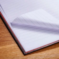 Black N' Red 1-Subject Professional Notebooks, 8.25" x 11.75", Wide Ruled, 96 Sheets, Black (JDK-D66174)