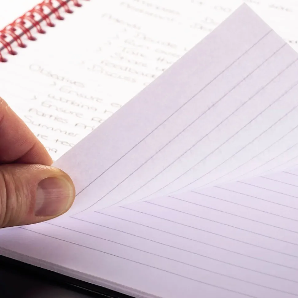 Black N' Red 1-Subject Professional Notebooks, 8.5" x 11", Wide Ruled, 70 Sheets, Black (K67030)