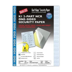 Blanks USA Kan't Kopy 8.5" x 11" Carbonless Security Paper, 20 lbs., Blue, 250 Sheets/Pack (KC22A1VBL)
