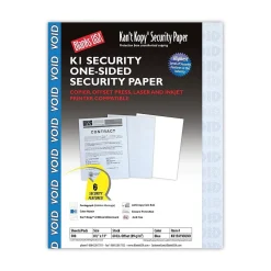 Blanks USA Kan't Kopy 8.5" x 11" Security Paper, 60 lbs., Blue, 500 Sheets/Ream (KK15A1VBLNB)
