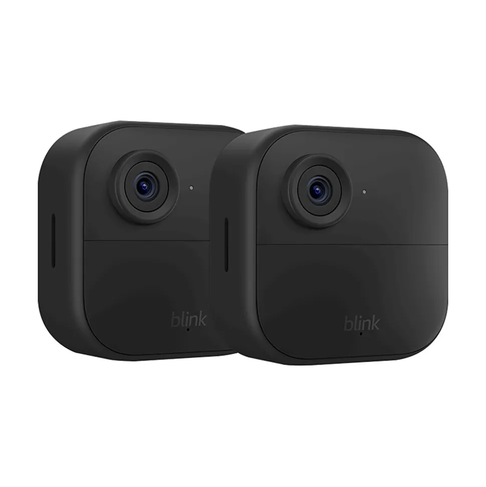 Blink Outdoor 4 Wireless 2-Camera Smart Security Camera System, Black (B0B1N6B8QT)