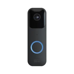 Blink Wi-Fi Wired/Wireless Smart Video Doorbell, Black (B08SG2MS3V)