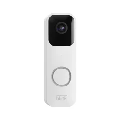 Blink Wi-Fi Wired/Wireless Smart Video Doorbell, White (B08SGKLDRV)