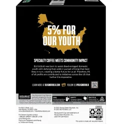 BLK & Bold Rise & GRND Coffee Keurig® K-Cup® Pods, Medium Roast, 80/Carton (OKB90055CT)