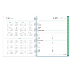 Blue Sky Floral Ditsy Dapply Light Weekly & Monthly Lesson Planner, 8.5