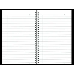 Blueline DuraFlex 1-Subject Professional Notebooks, 8.5" x 11", College Ruled, 80 Sheets, Black (B41.81)