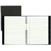 Blueline EcoLogix NotePro 1-Subject Professional Notebooks, 8.5" x 11", College Ruled, 100 Sheets, Black (REDA10200EBLK)
