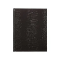 Blueline Executive Hardcover Journal, 8.5" x 10.75", College Ruled, Black, 150 Pages (A10.81)