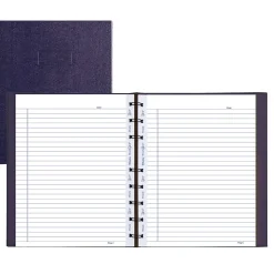 Blueline MiracleBind Notebook, College/Margin, 9-1/4 x 7, 75 Sheets, Purple (REDAF915086)