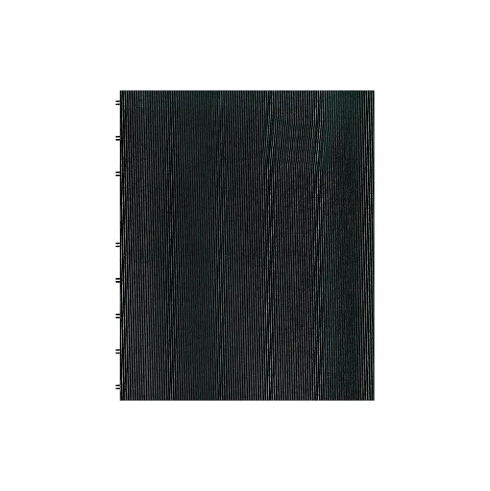 Blueline MiracleBind Professional Notebooks, 7.25" x 9.25", College Ruled, 75 Sheets, Black (AF9150.81)