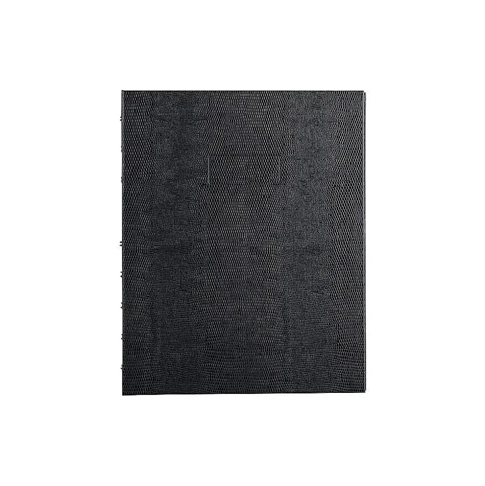 Blueline NotePro Pink Ribbon 1-Subject Professional Notebooks, 7.25" x 9.25", College Ruled, 75 Sheets, Black (A7150.BLK)